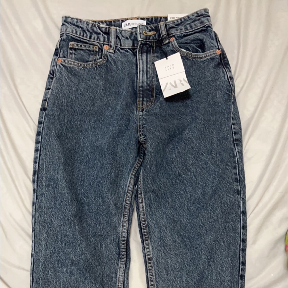 Zara Classic Mom Fit Jeans Size 2 / 34 NWT